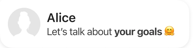 Chat conversation